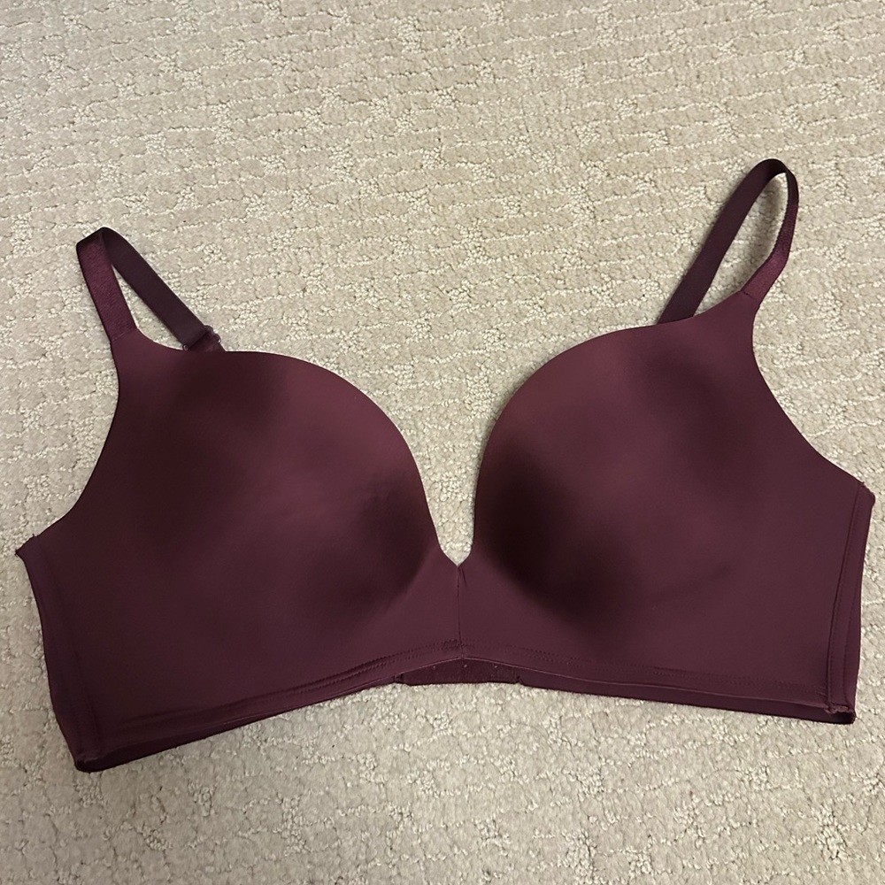 Maidenform Seamless Everyday T-Shirt Bra in Deep Plum/Burgundy